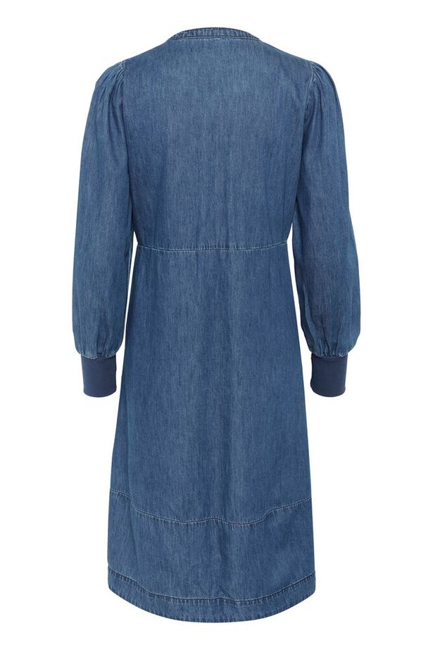 Cuallura Arpa Rib Dress - dark b.wash