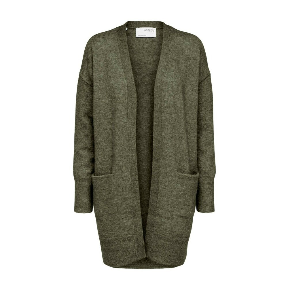 SLFLULU New Ls Knit Long Cardigan-kalamata