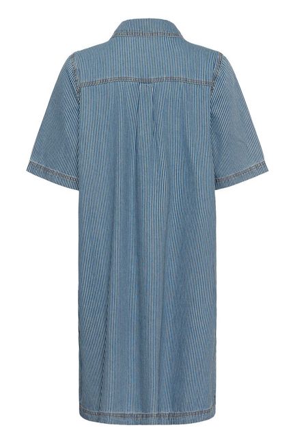 CUayna SS Dress-blue/white stripe