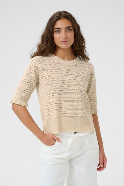 CUtella SS Pullover-whitecap