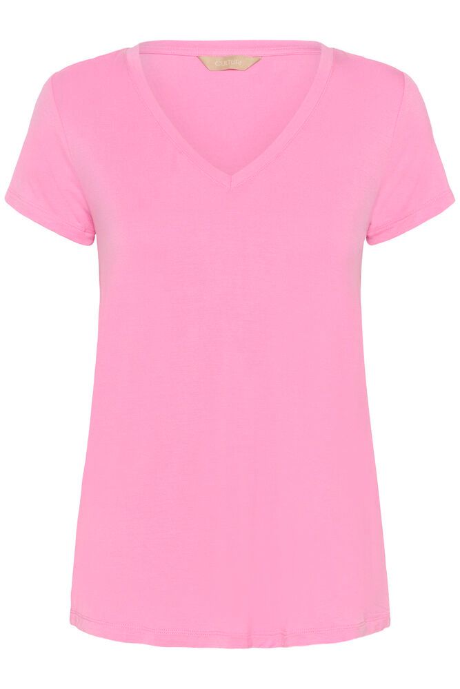 Poppy v-neck-begonia pink