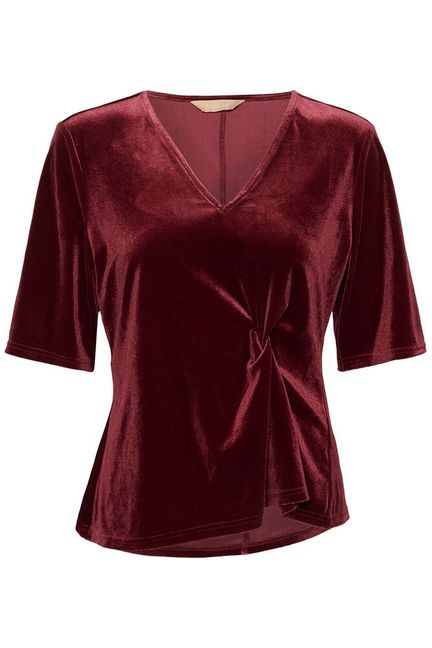 CUZoe SS Blouse-zinfandel