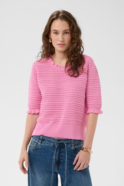 CUtella SS Pullover-begonia pink