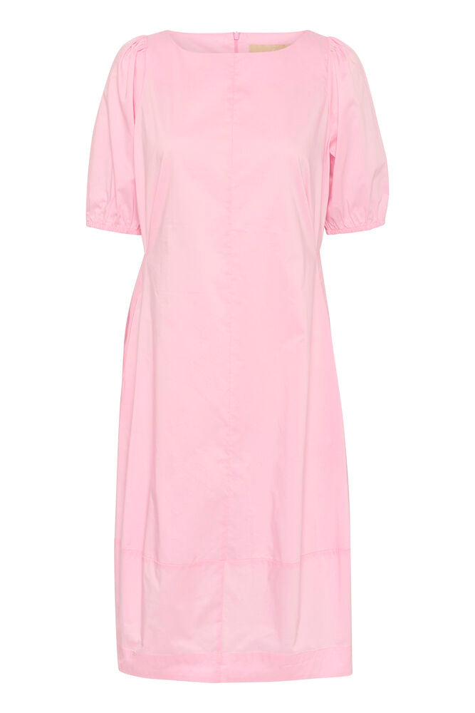 Cuantoinett SS o'neck Dress-pink