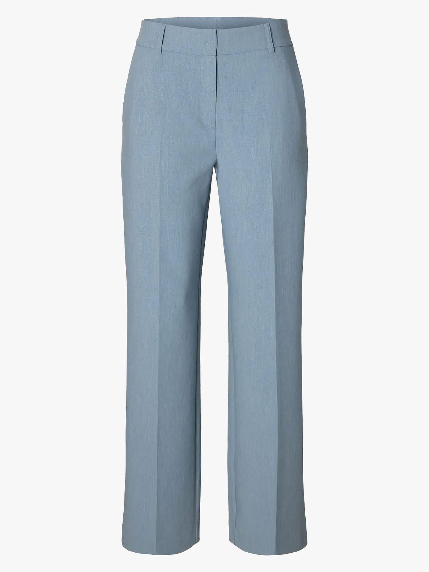 SLFRita MW Wide Pant-dusty blue