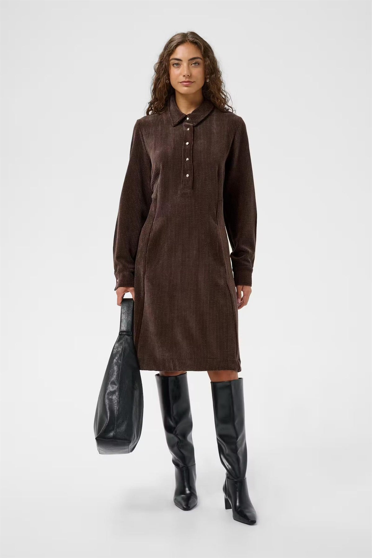 CUAnnike dress -coffee bean