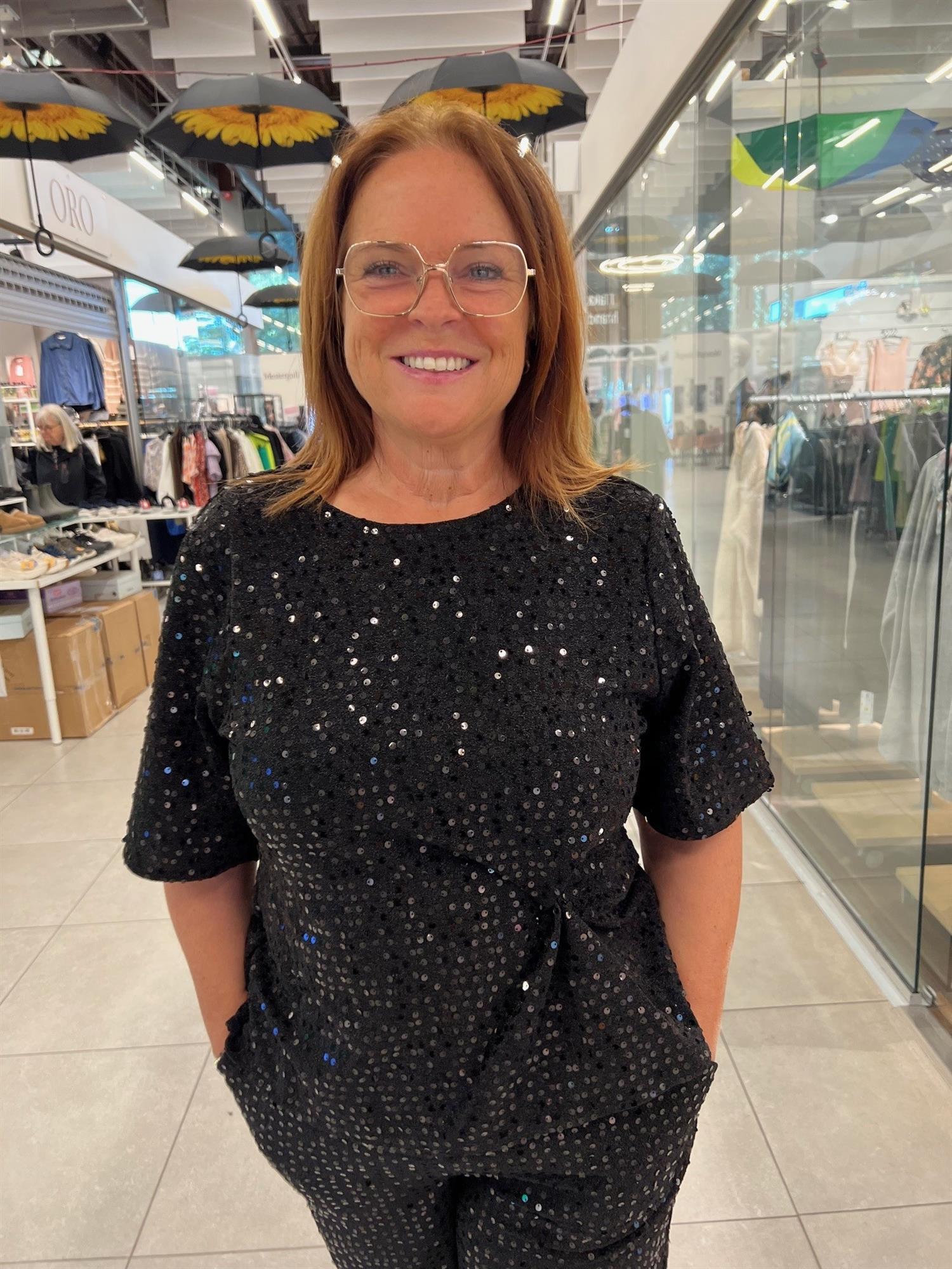 CUtamera Sequin Blouse