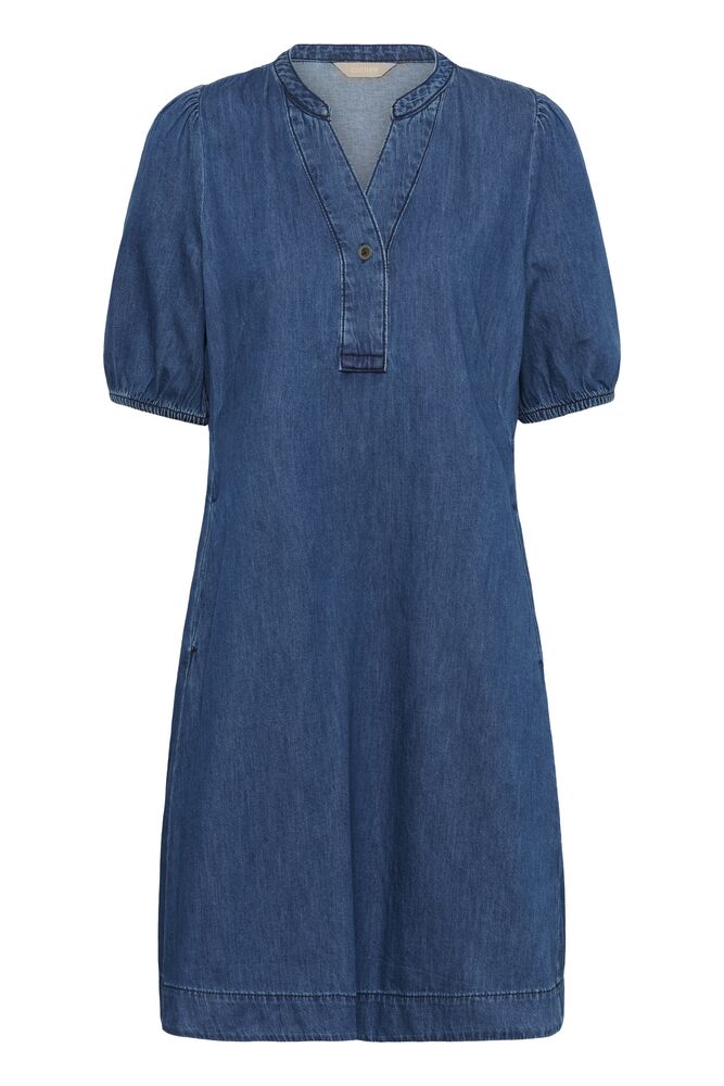 Cuberteline Arpa SS Dress-dark blue wash
