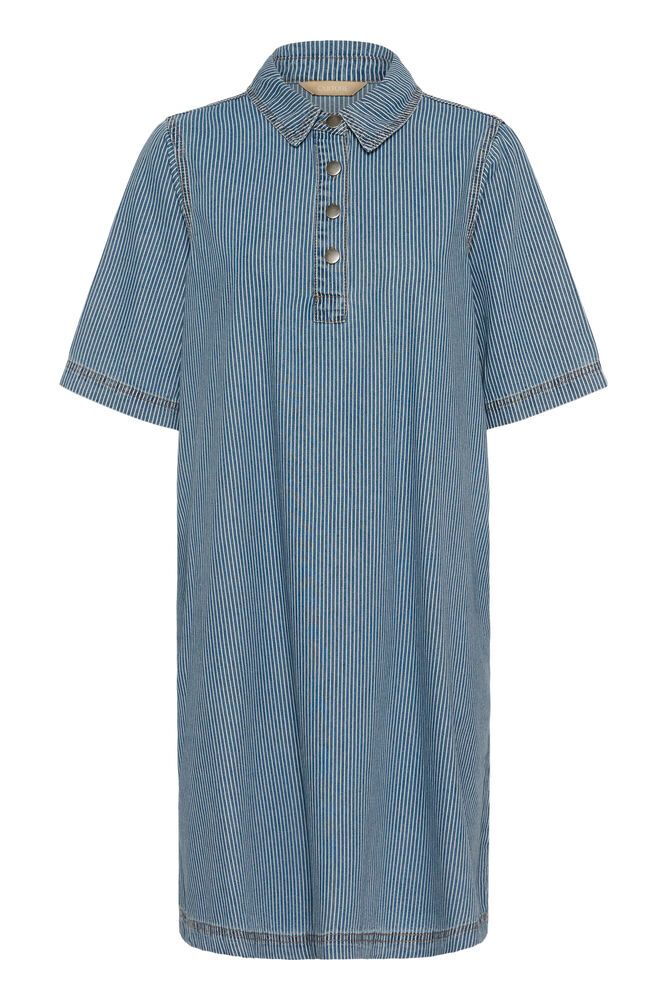 CUayna SS Dress-blue/white stripe
