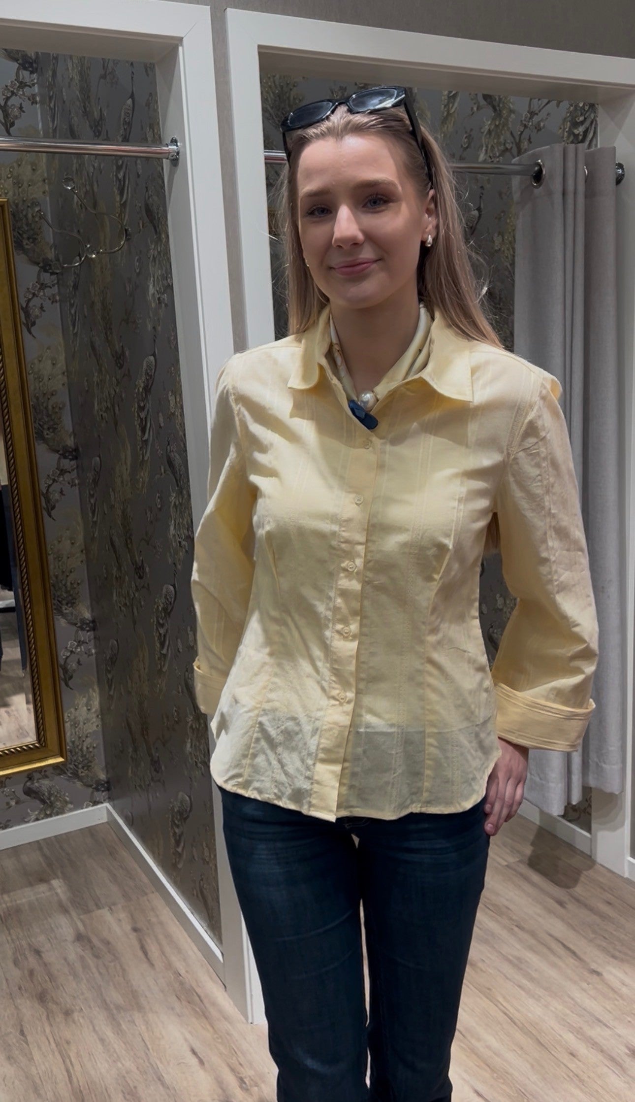 Aulori-M Blouse-summer yellow