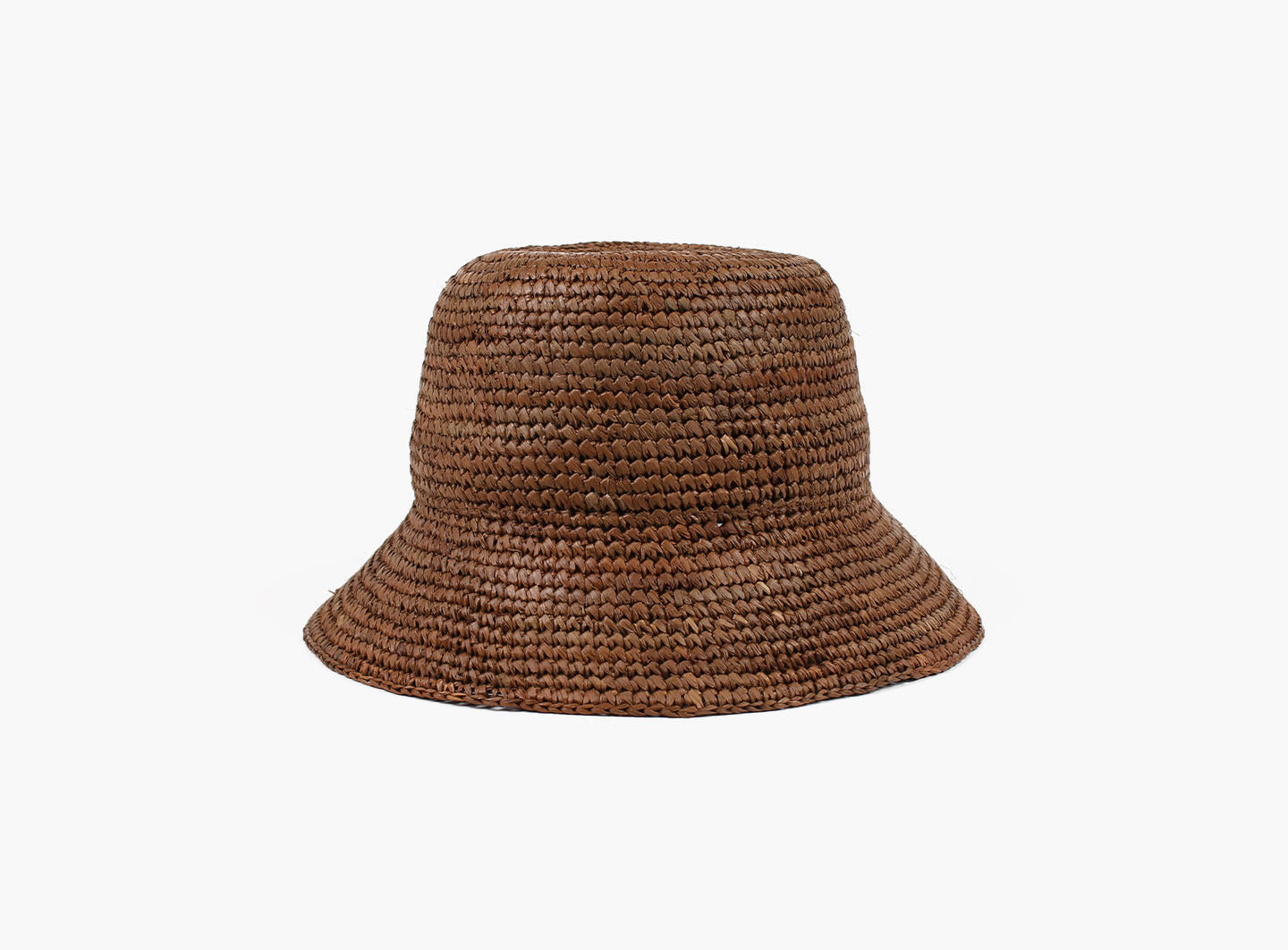 Etienne Straw Bucket Hat-brown