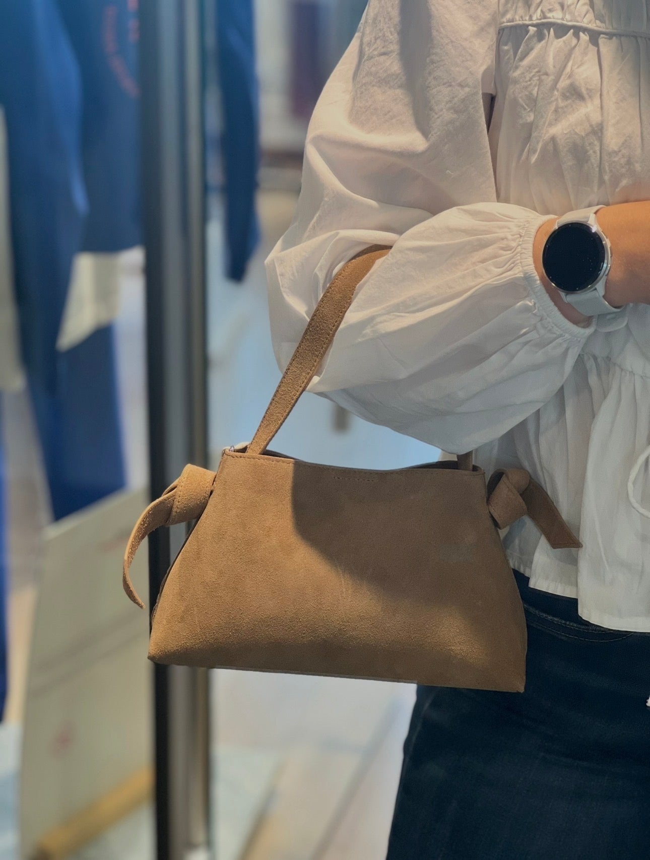 SLFStella Mini leather bag-suede