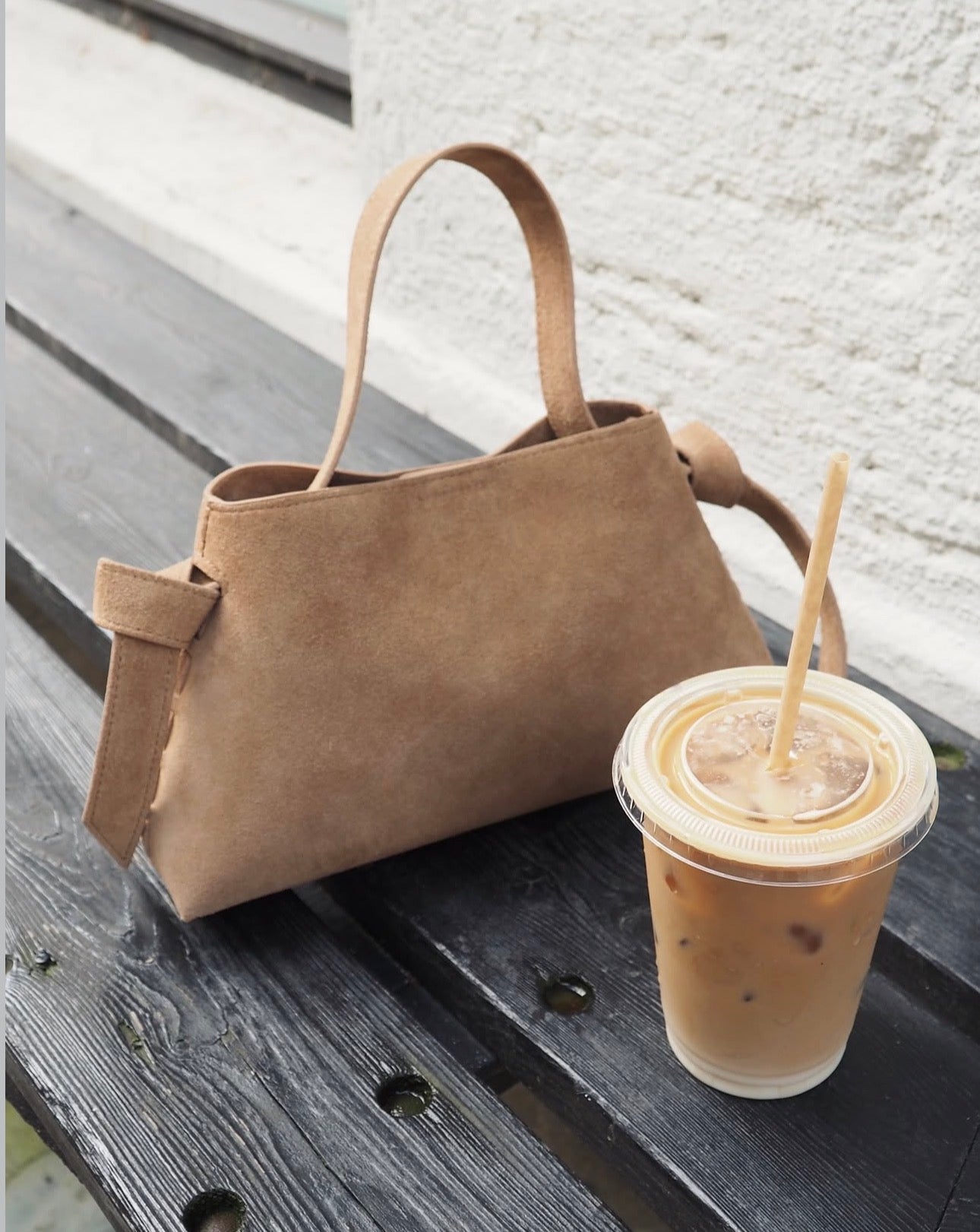 SLFStella Mini leather bag-suede