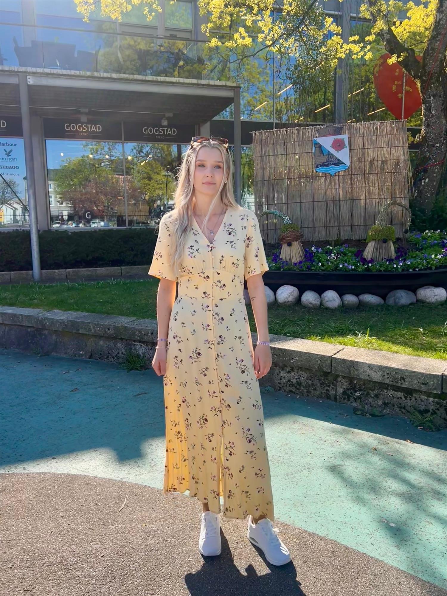 Ocenia -M dress-lupir print