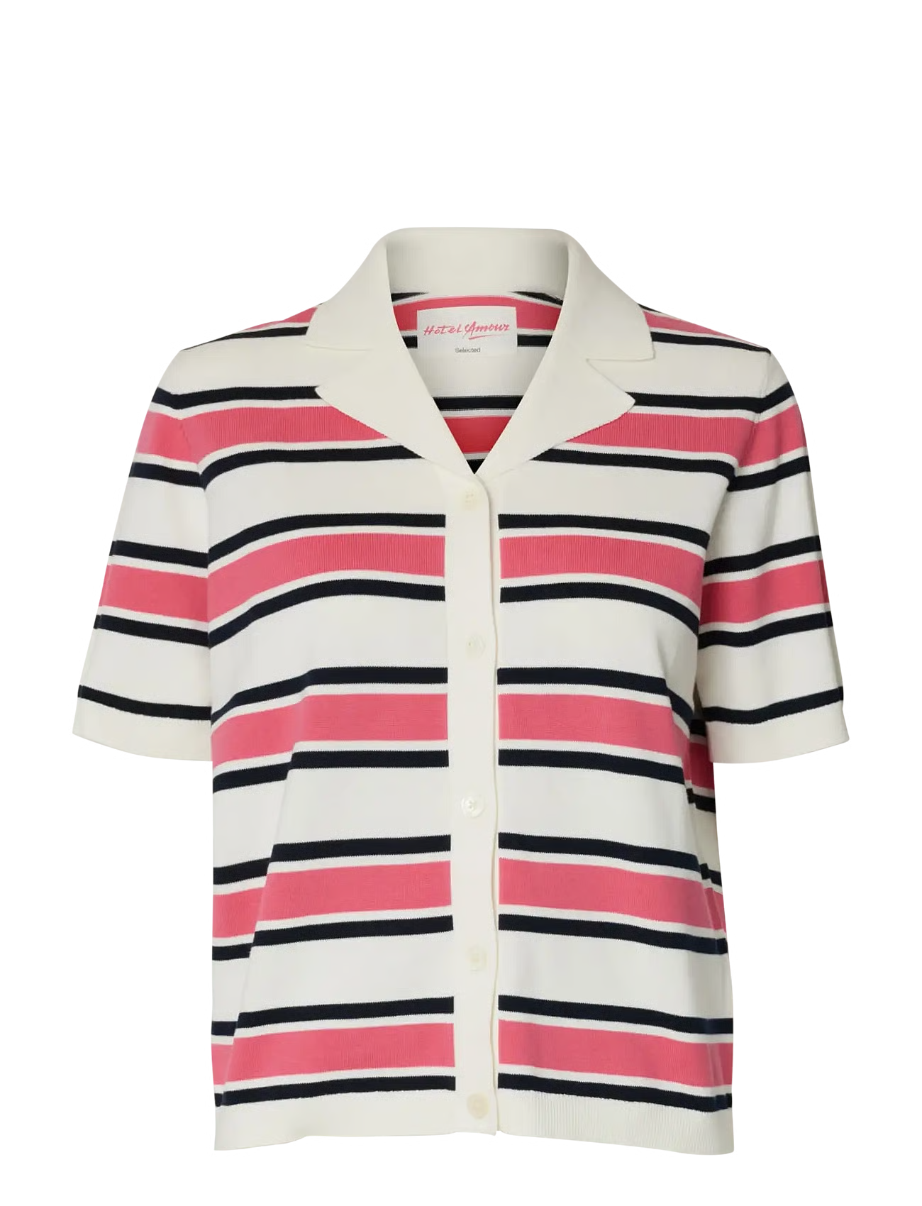 SLFAmour SS Knit Polo cardigan