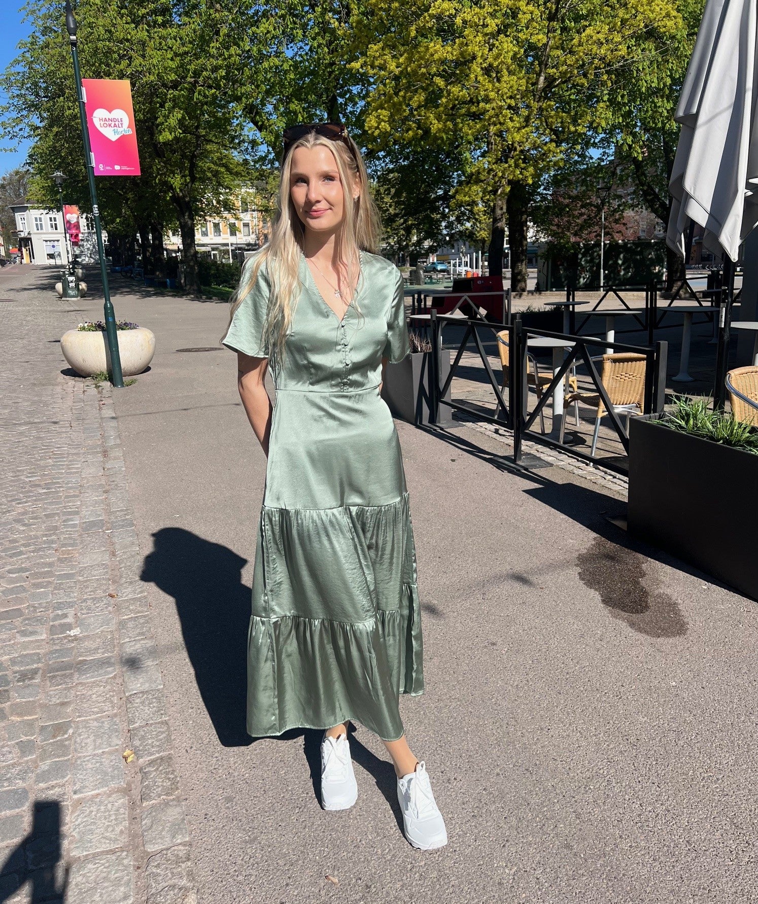 Shana-M Dress-agave green