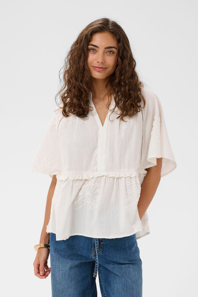 Cujalia Blouse-spring gardenia