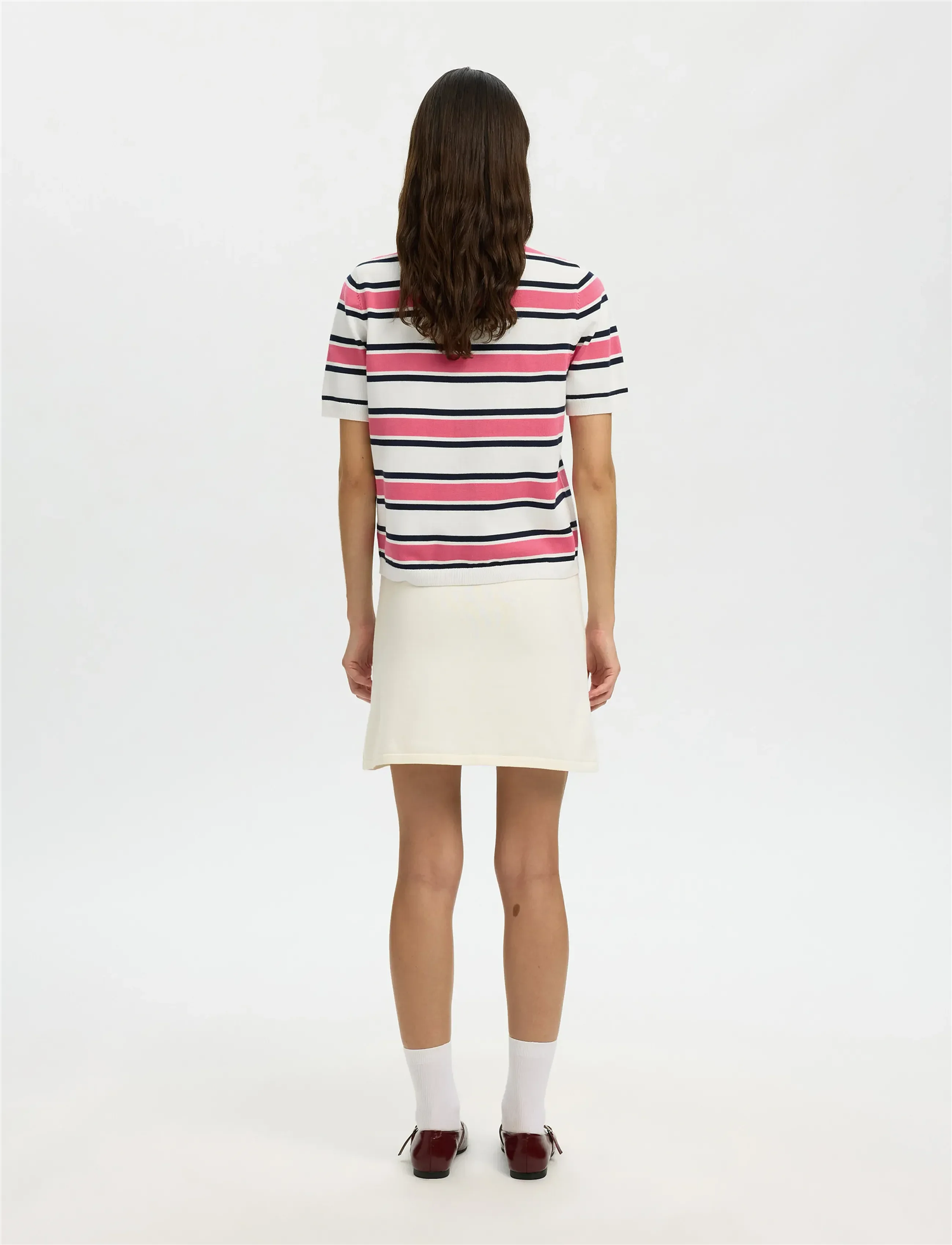 SLFAmour SS Knit Polo cardigan