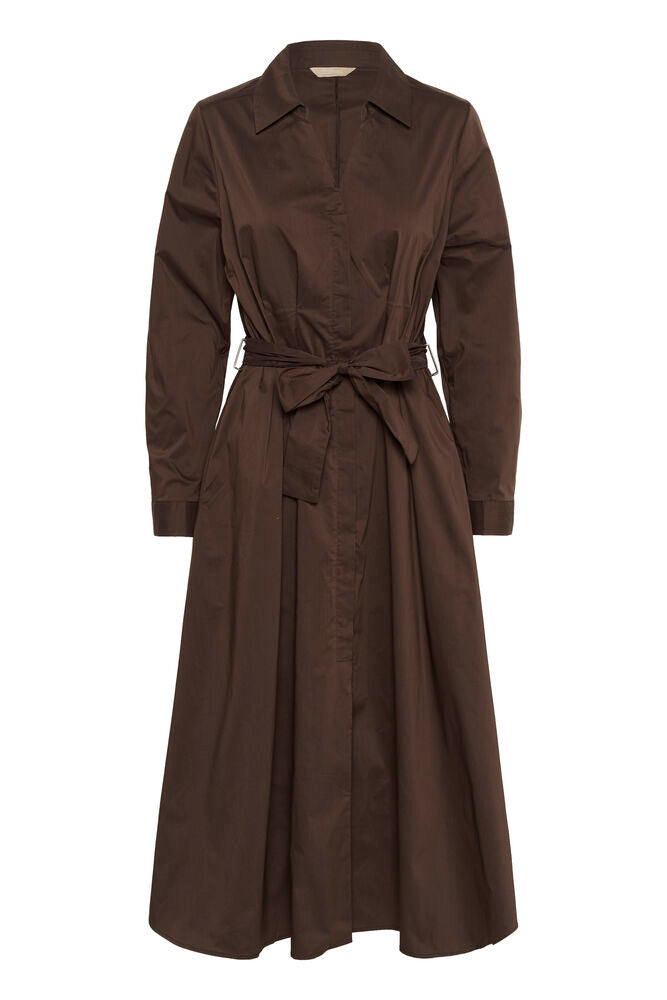 CUelna Antoinett dress-coffe bean