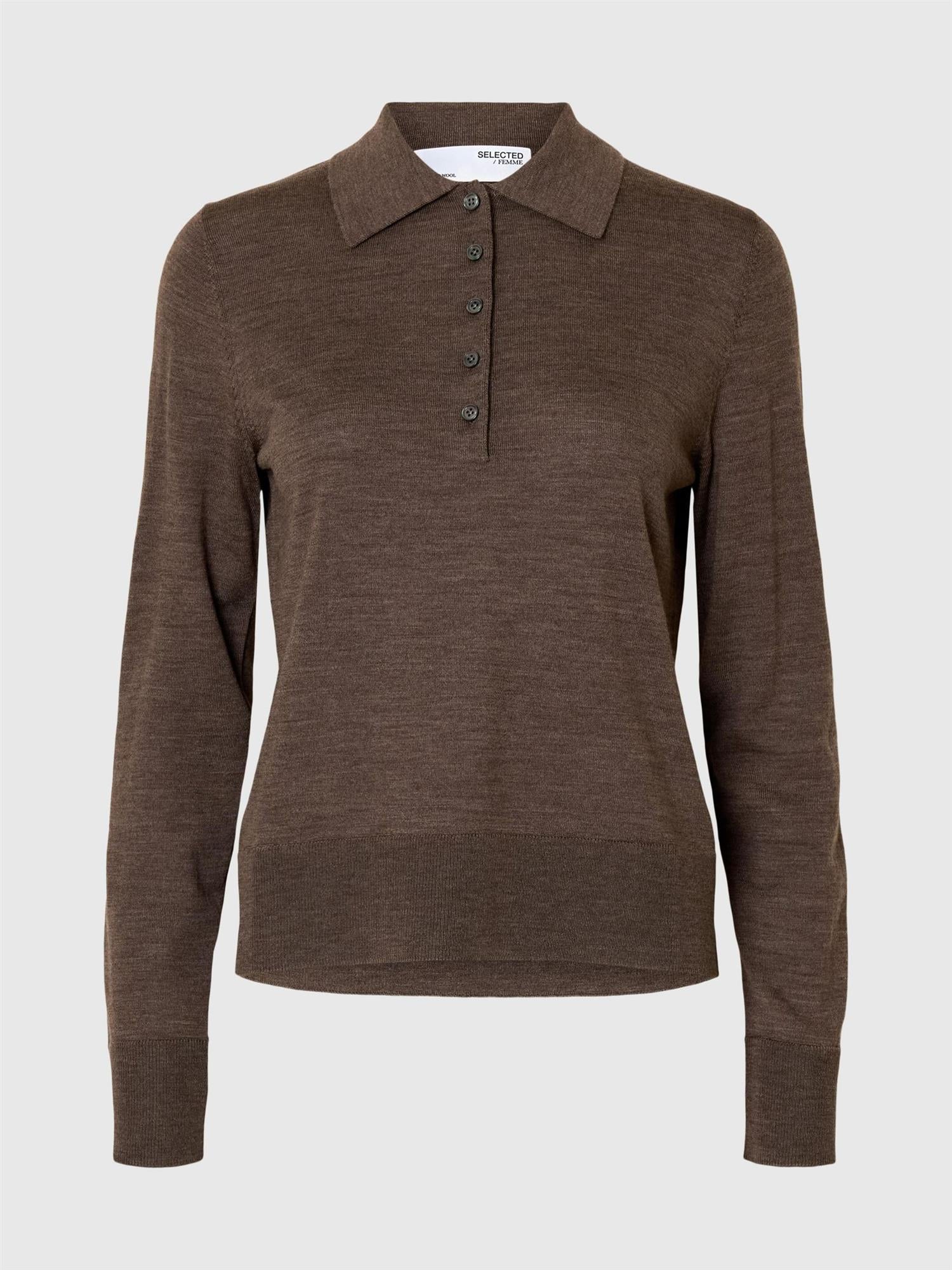 SLWthea LS Merino collar neck-delicioso