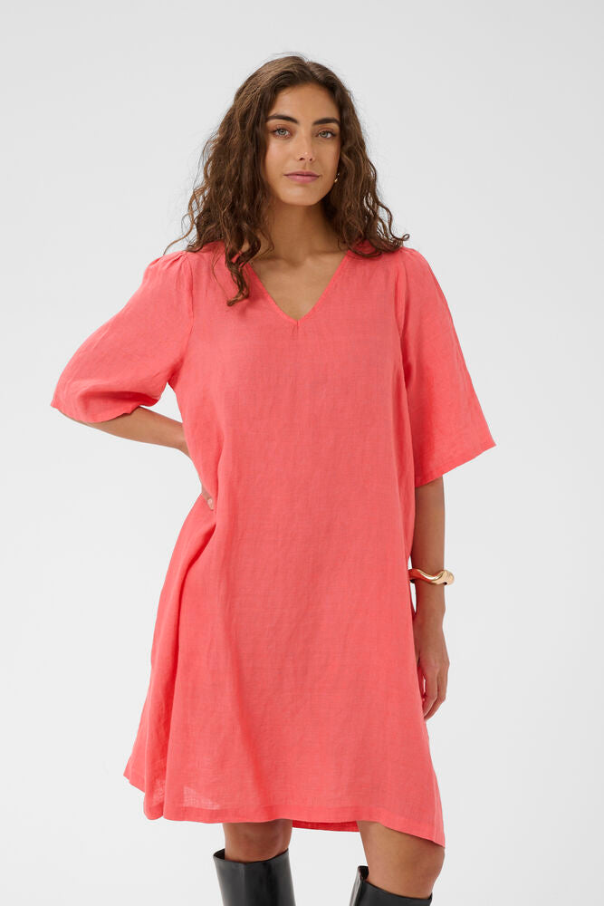 CUaniela Molly Dress-sugar coral