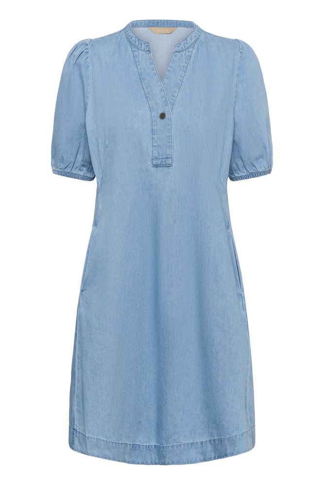 Cuberteline Arpa SS Dress-light blue wash
