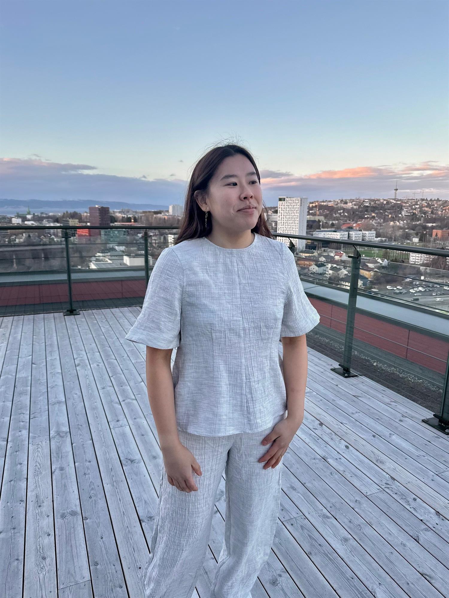 Kaely-M Remilla blouse-grey