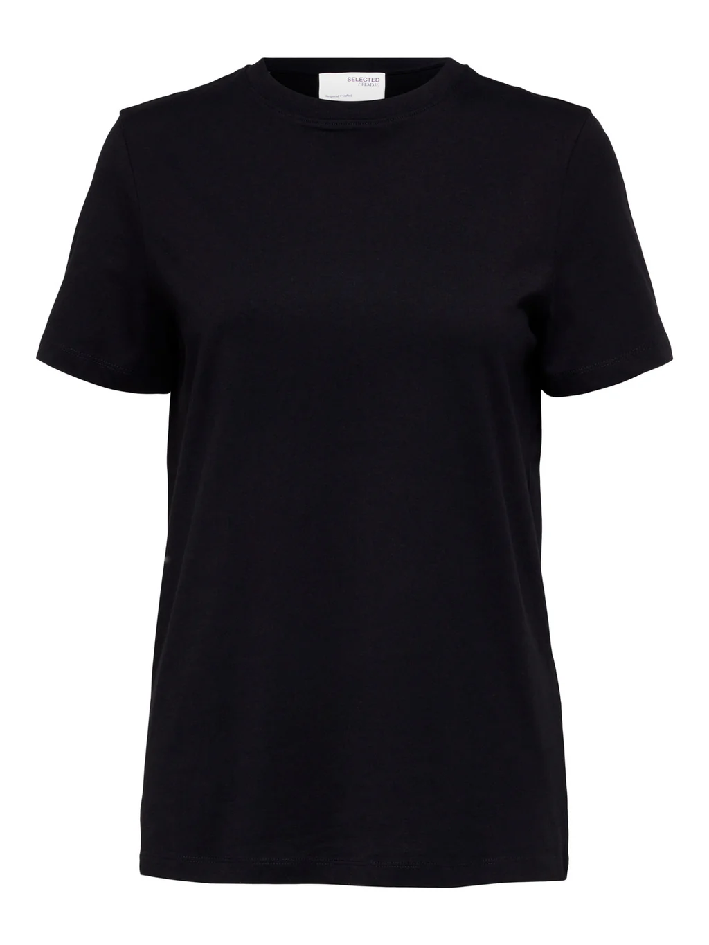 SLFMyessential SS O'neck-black